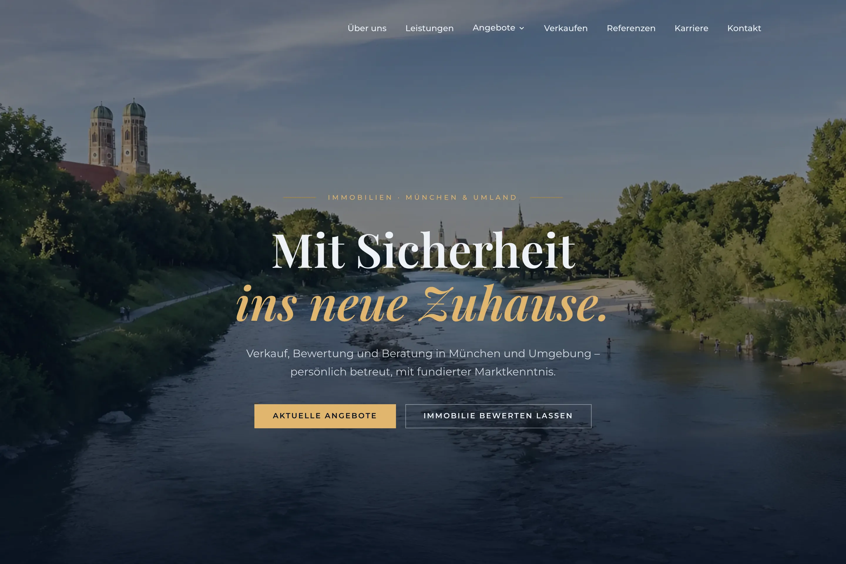 Website-Vorschau: Immobilienmakler